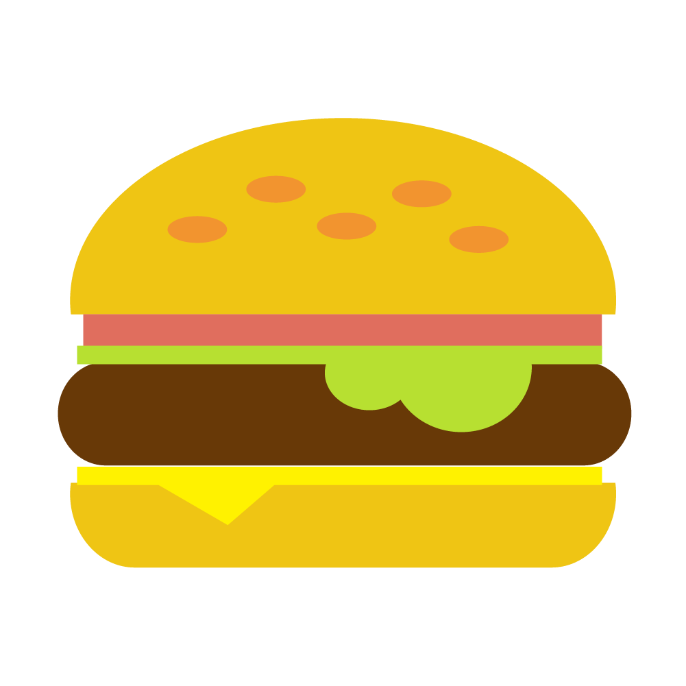 Doodle of a burger